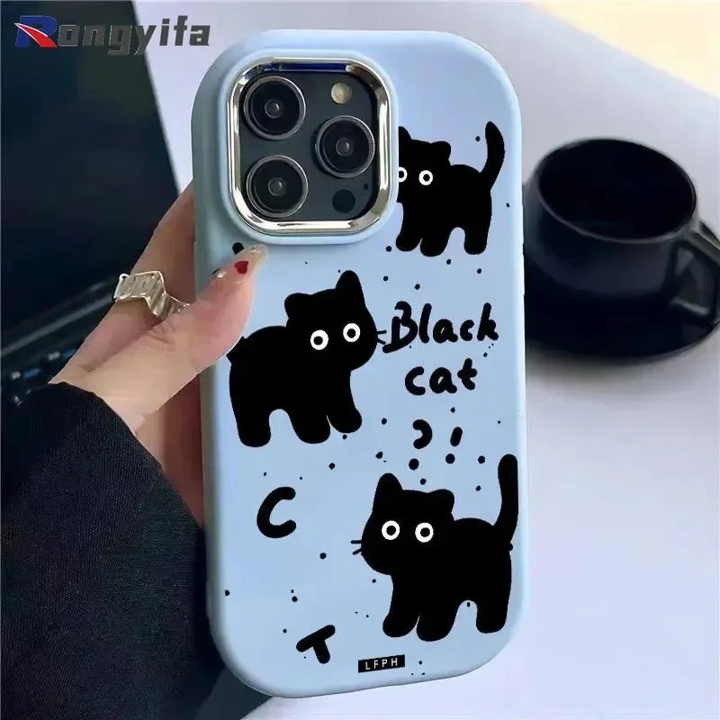 Capinha OnePlus: Gato Preto Fofo e Proteção!