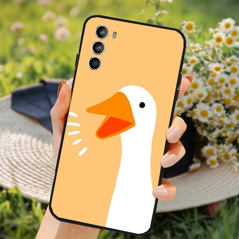 Capinha Patinho Ganso Fofa para Moto G