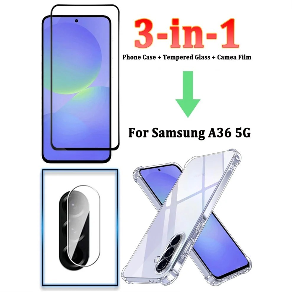 Capinha + Película Samsung A36 5G: Proteção 360°