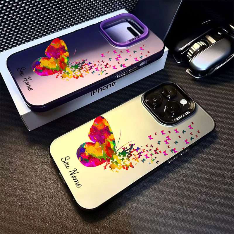 Capinha Personalizada Borboleta: Seu Nome com Estilo!