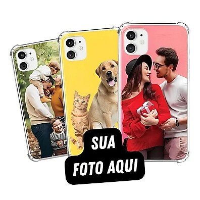 Capinha Personalizada iPhone: Foto, Nome, Pet ou Time