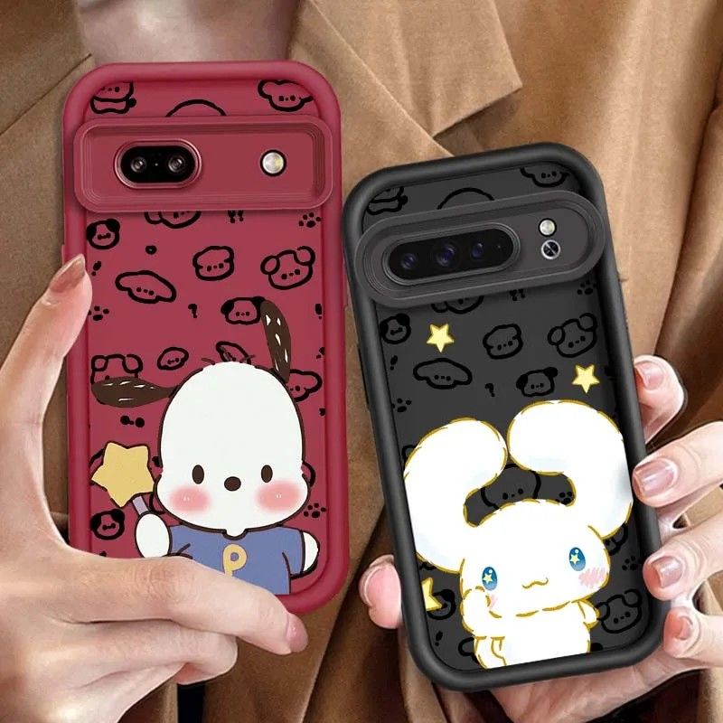 Capinha Pixel: Pochacco e Cinnamoroll Proteção Fofa!