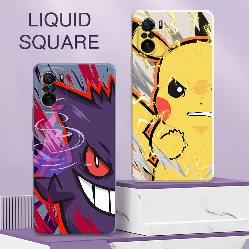Capinha Pokémon Gengar e Pikachu Xiaomi