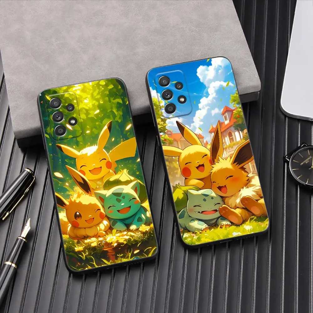 Capinha Pokémon Samsung: Eevee, Bulbasaur e Pikachu!