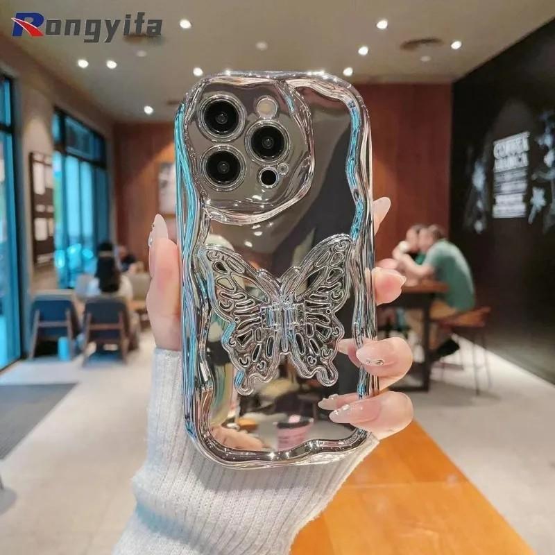 Capinha Realme Borboleta Prateada: Estilo e Proteção!