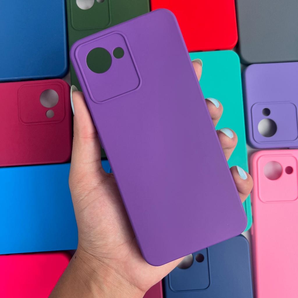 Capinha Realme C30: Aveludada e Colorida!
