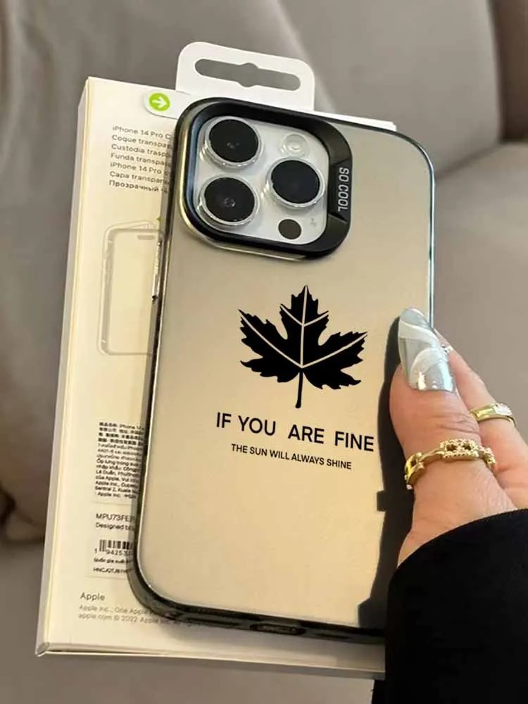 Capinha Redmi e Xiaomi: Folhas Coloridas Lucky Leaf