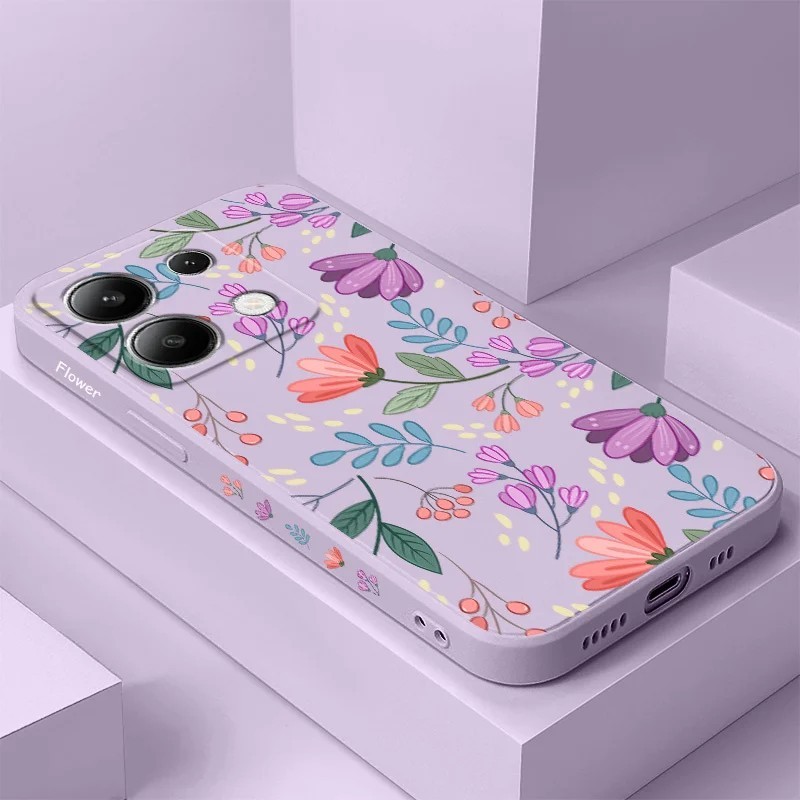 Capinha Redmi Note: Flores Dançantes em Silicone!