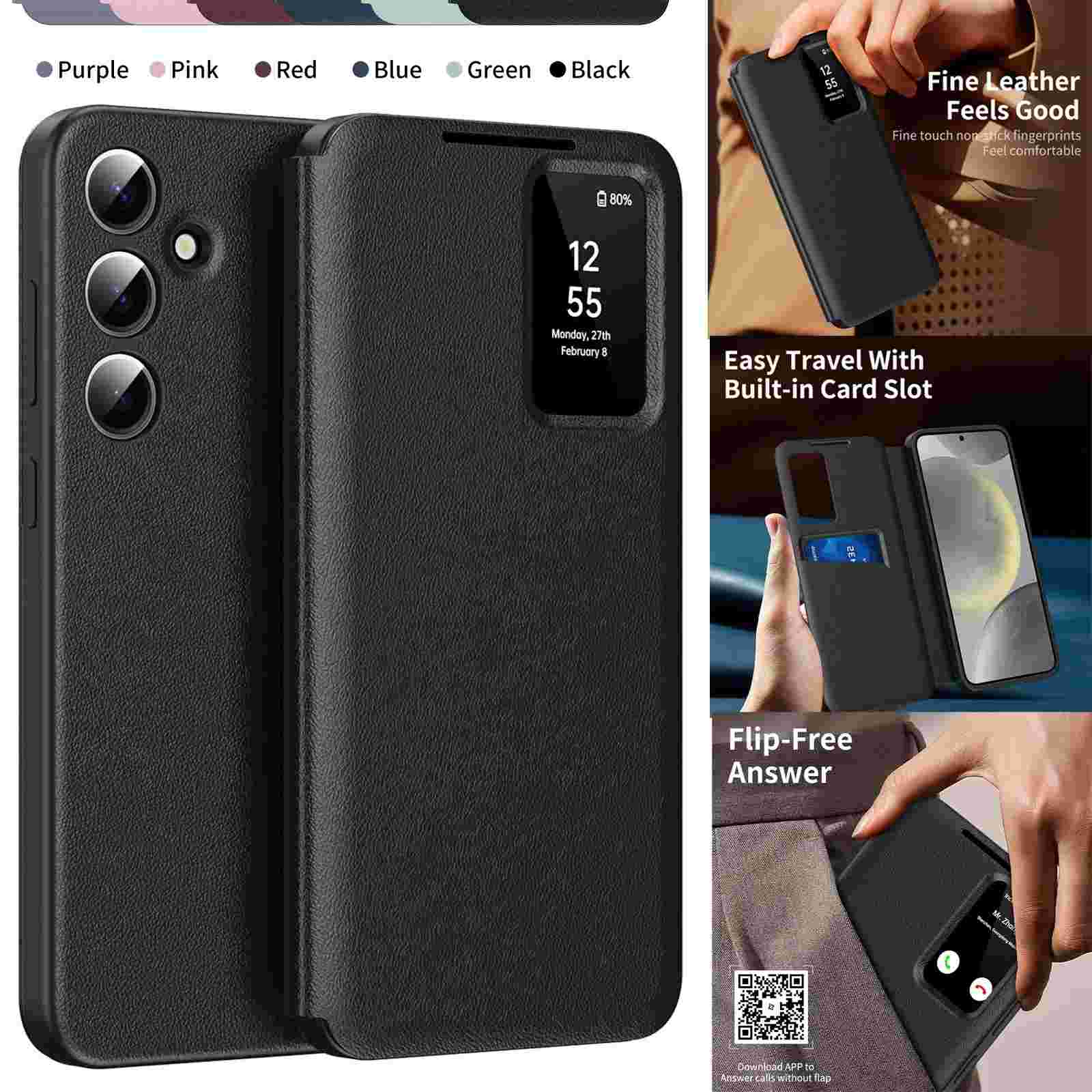 Capinha Samsung A26 5G com Janela Inteligente