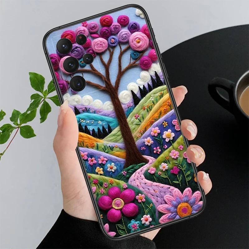 Capinha Samsung: Arte Floral e Proteção!
