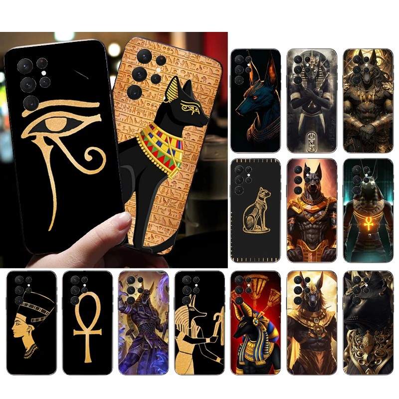 Capinha Samsung Egito: Nefertiti, Anubis e Faraó