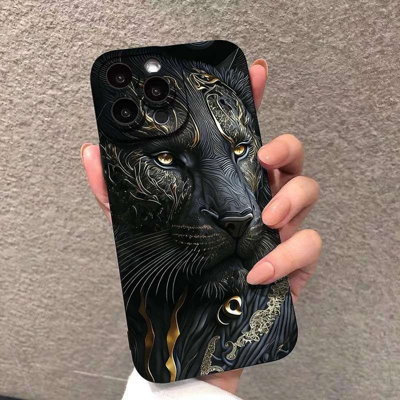 Capinha Samsung Estampada: Onça e Tigre 🐅