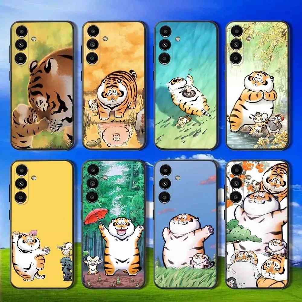Capinha Samsung Galaxy: Estilo Fat Tiger