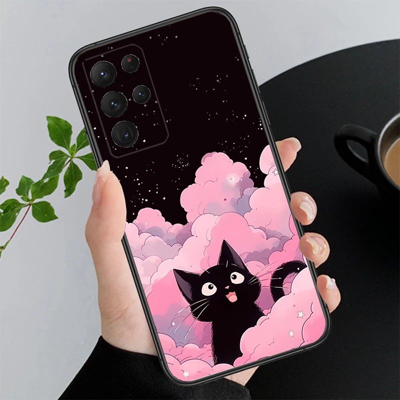 Capinha Samsung Gatos Pretos: Proteção e Estilo!