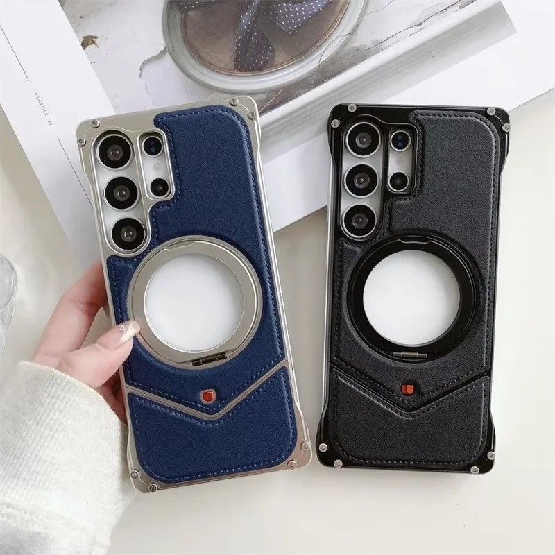 Capinha Samsung S24/S25 Ultra: Imã, Couro e Proteção!