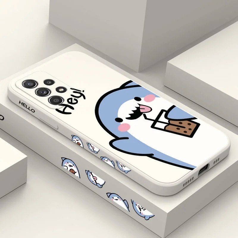 Capinha Tubarão Fofa para Samsung