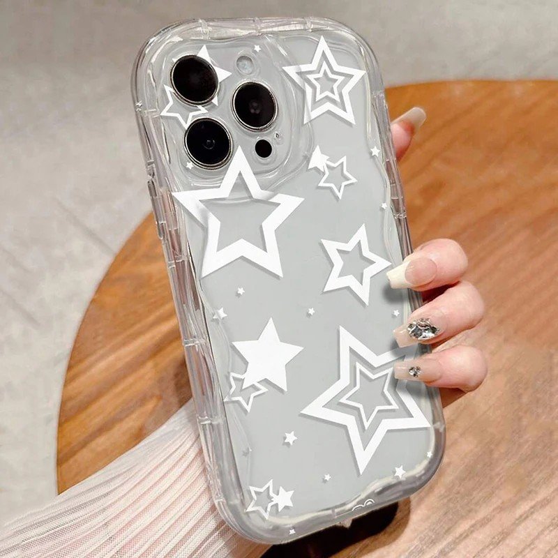 Capinha Xiaomi Estrelas: 3D, Transparente e Estilosa