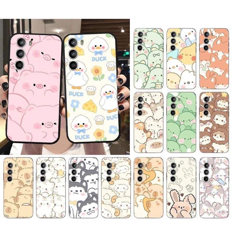 Capinhas Fofas Motorola: Porco, Pato, Capivara 🐷🦆