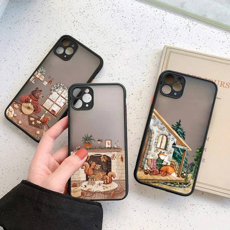 Capinhas Fofas para iPhone: Urso, Raposa e Esquilo!
