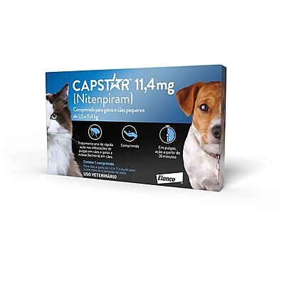 Capstar 11mg: Elimine Pulgas Rápido!