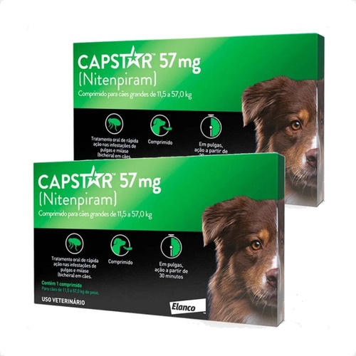 Capstar 57mg: Elimine Pulgas em 24h!