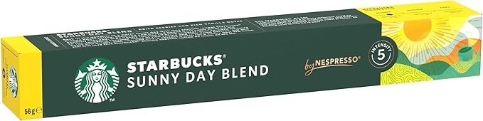 Café em Cápsula, Starbucks, Nespresso, Sunny Day Blend, 10 Cápsulas