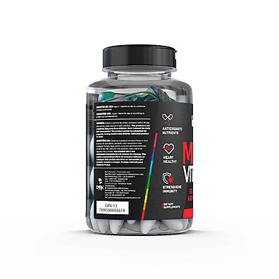 Multivitamínico Dark Lab: Energia e Saúde em 60 Cápsulas