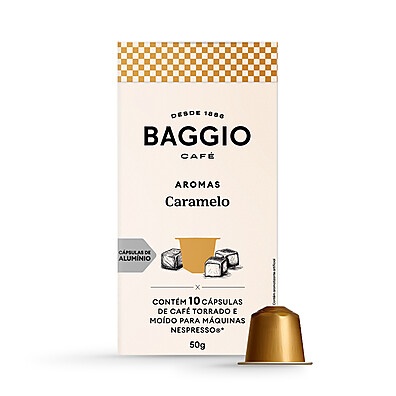 Cápsulas Baggio Café Aroma Caramelo – Sabor Premium em Cada Gole