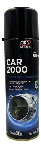 Car2000 Spray Descarbonizante Orbi Química: Limpeza Profissional para TBI e Carburador (300ml)
