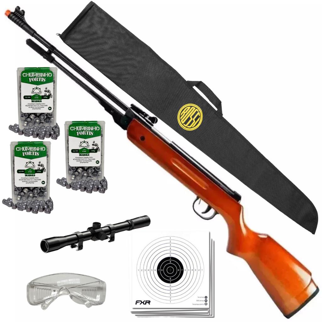 Carabina de Pressão 5.5mm FXR West: Kit Completo!