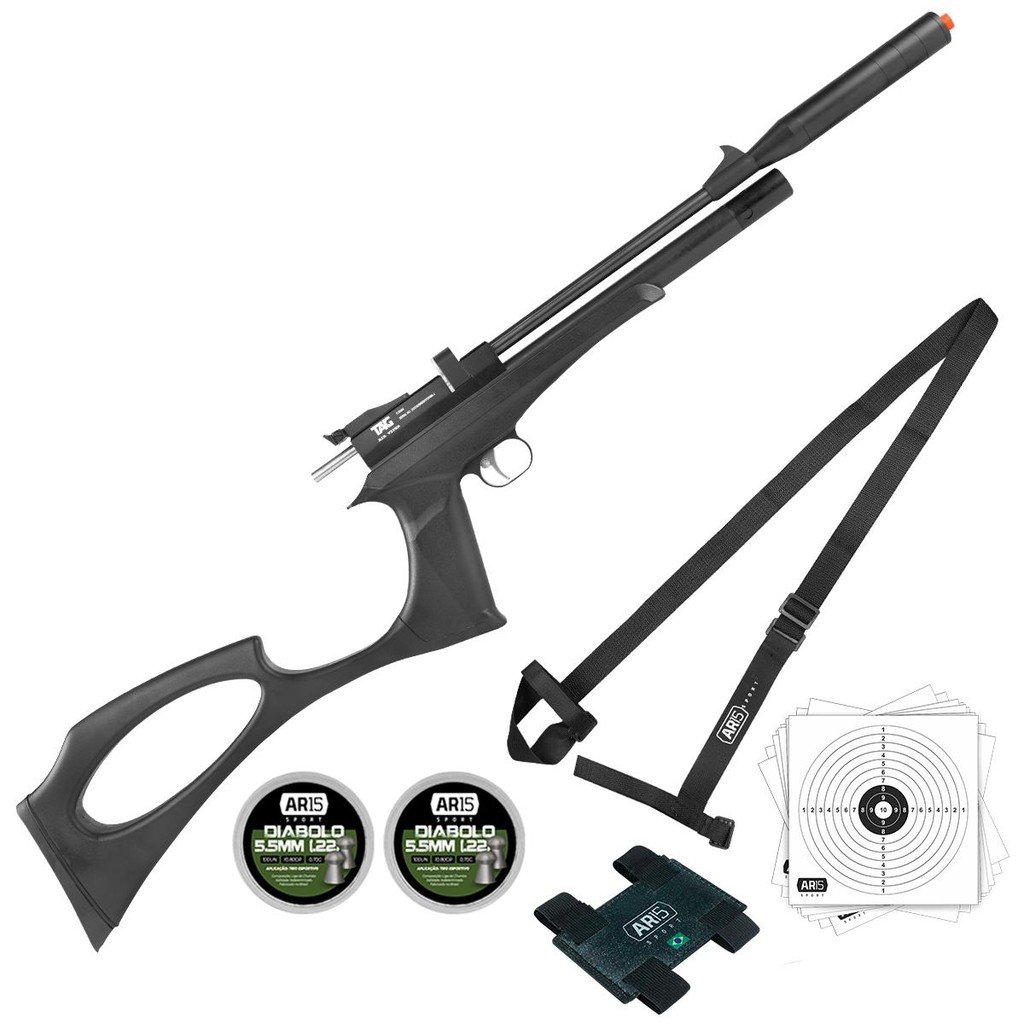 Carabina PCP 5.5mm TAG Air Viper: Versatilidade e Potência