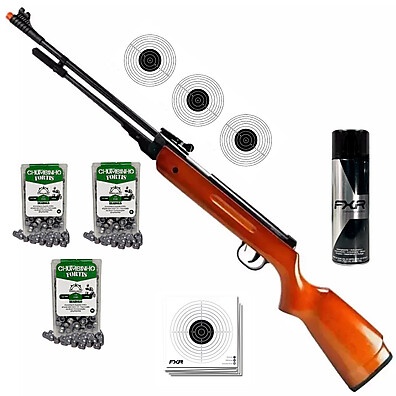 Carabina Pressão 5.5mm FXR Artemis: Kit Completo!