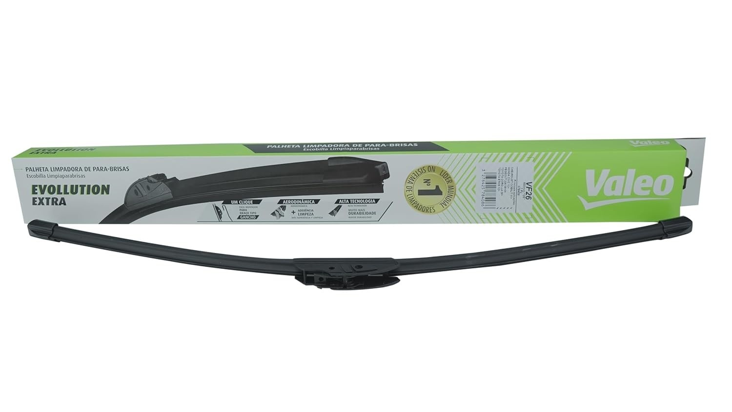 Palheta Valeo Evollution Extra VF26: Visibilidade Clara para CR-V, Caravan, C5 e Mais!