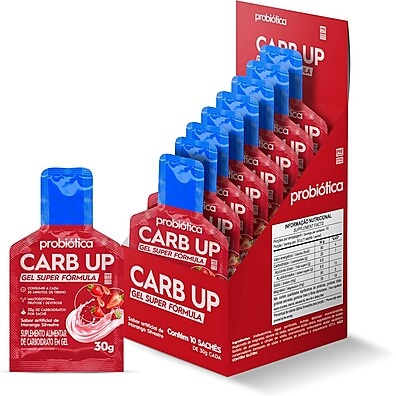Carb Up Gel Probiótica: Energia Explosiva!