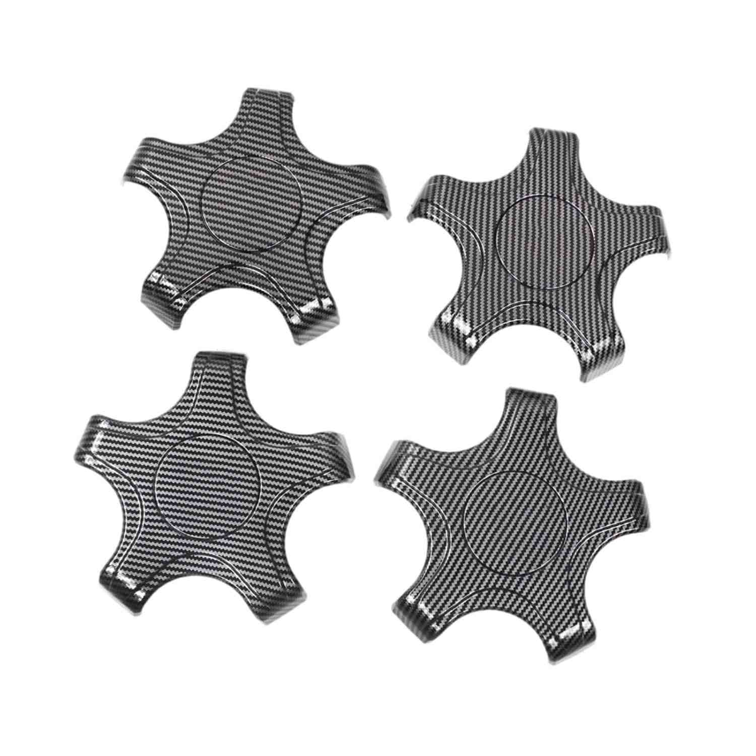 Conjunto 4 Calotas Centro Roda Fibra de Carbono 18" Tesla Model 3 - Elegância e Proteção