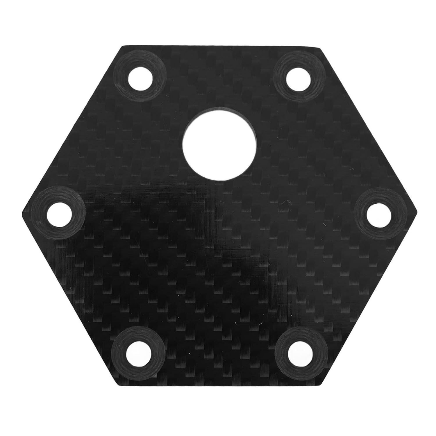 Volante Esportivo KIMISS Fibra de Carbono 6 Furos - Design Premium para Seu Carro
