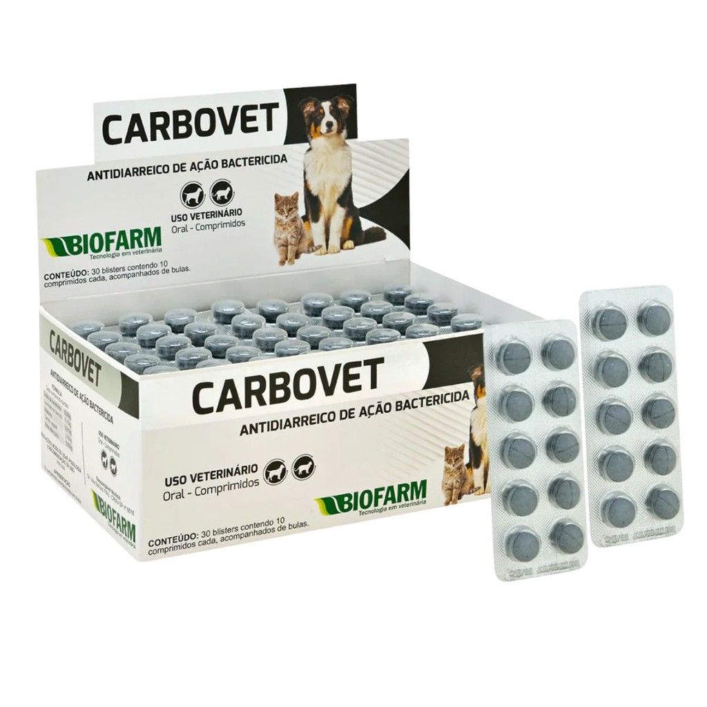 Carbovet Biofarm: Alívio Rápido para Diarreia em Cães e Gatos 🐶🐱