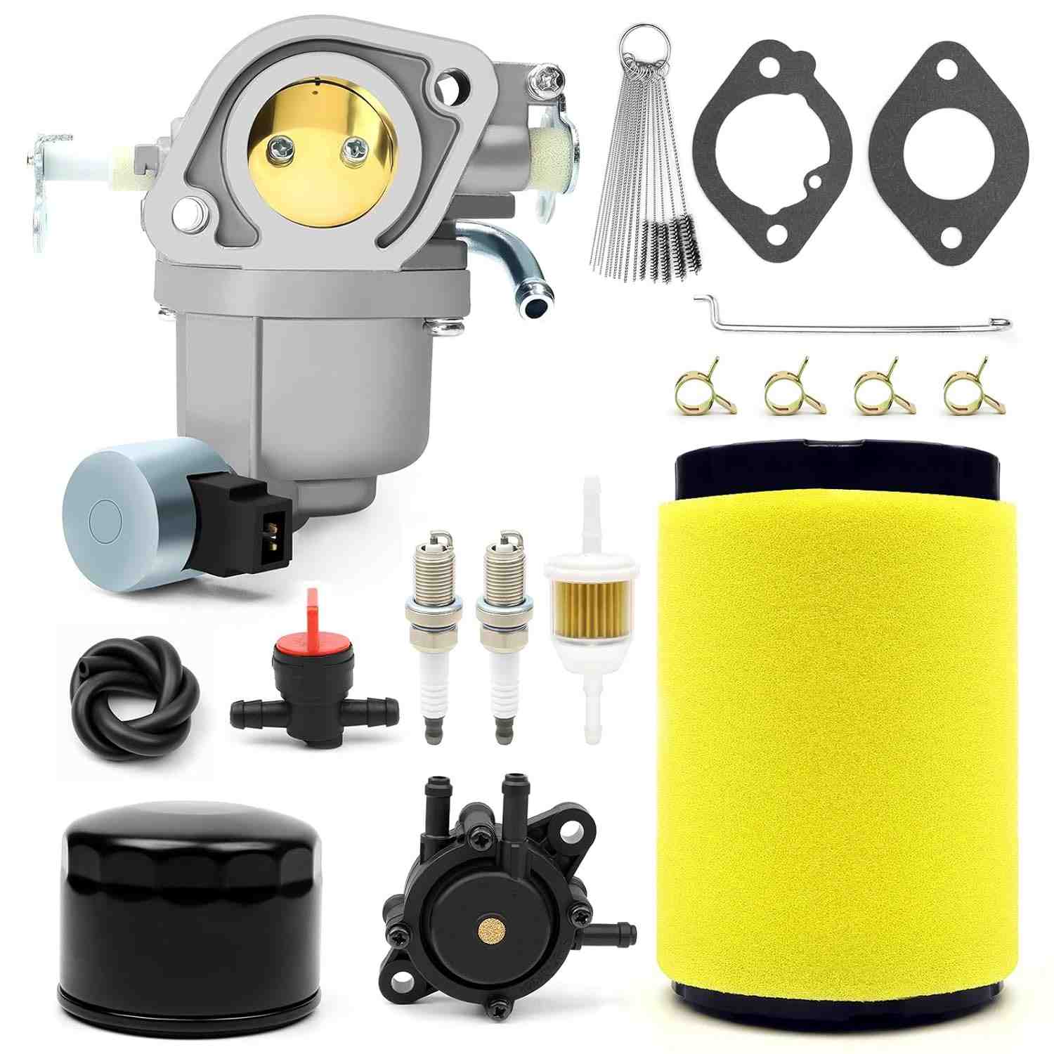 Kit Completo: Carburador, Filtro de Ar e Bomba de Combustível para Trator Husqvarna 48" YTA24V48 / YTA22V46