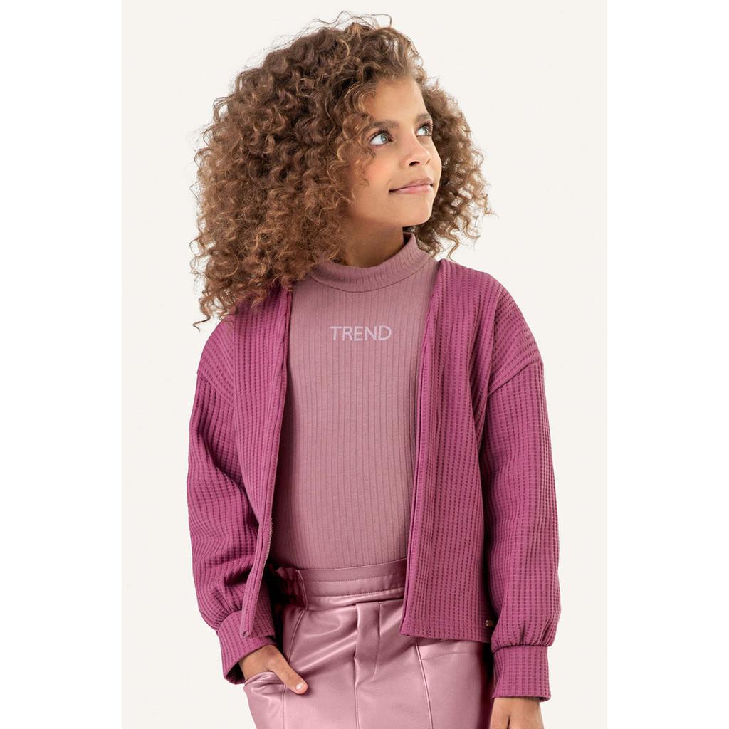 Cardigan Infantil Rosa: Conforto e Estilo!