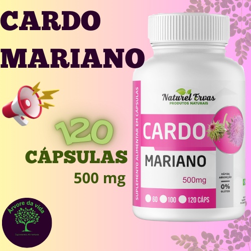 Cardo Mariano: 120 Cápsulas Puras