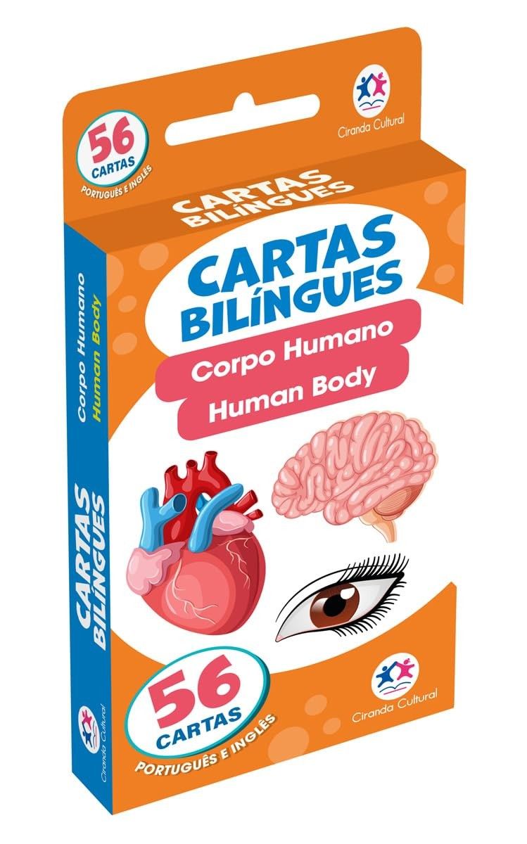 Flash Cards Bilíngues Corpo Humano: Aprenda Inglês de Forma Divertida!
