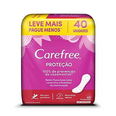 Carefree Sem Perfume: Proteção Íntima Diária