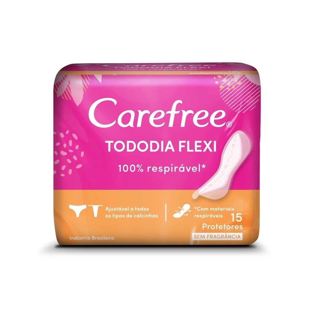 Carefree Todo Dia Flexi: Proteção Diária Sem Perfume