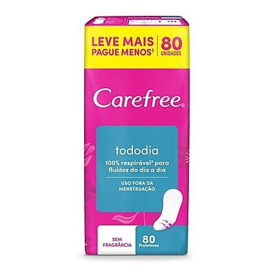Carefree Todo Dia: Proteção Íntima Sem Perfume