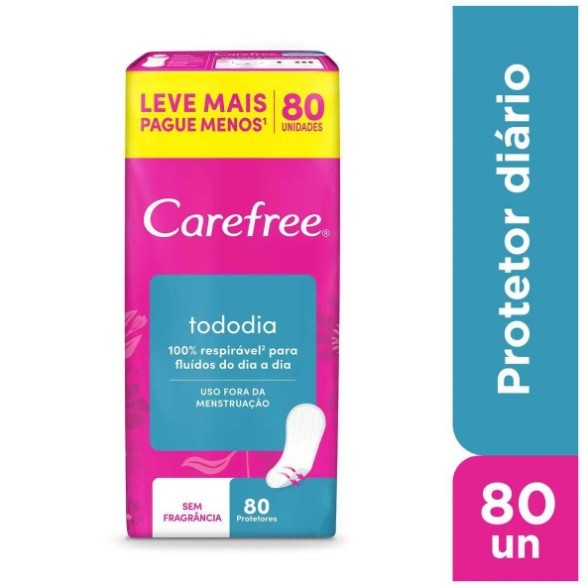 Carefree Tododia Sem Perfume: Proteção Íntima Diária