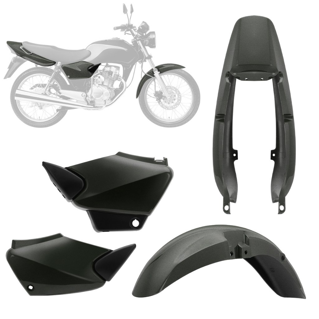 Carenagem FAN 125: Kit 3 Peças Pro Tork Original