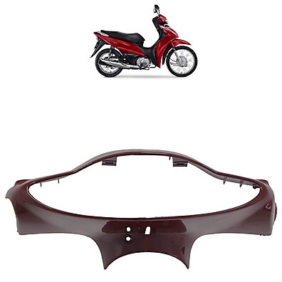 Carenagem Farol Biz 100 2004/2005 Vermelho Liso – Encaixe Perfeito!