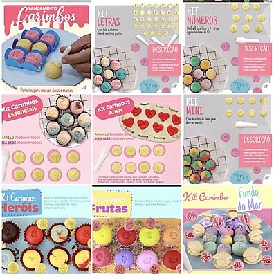Carimbo Brigadeiro Blue Star: Decore Seus Doces!
