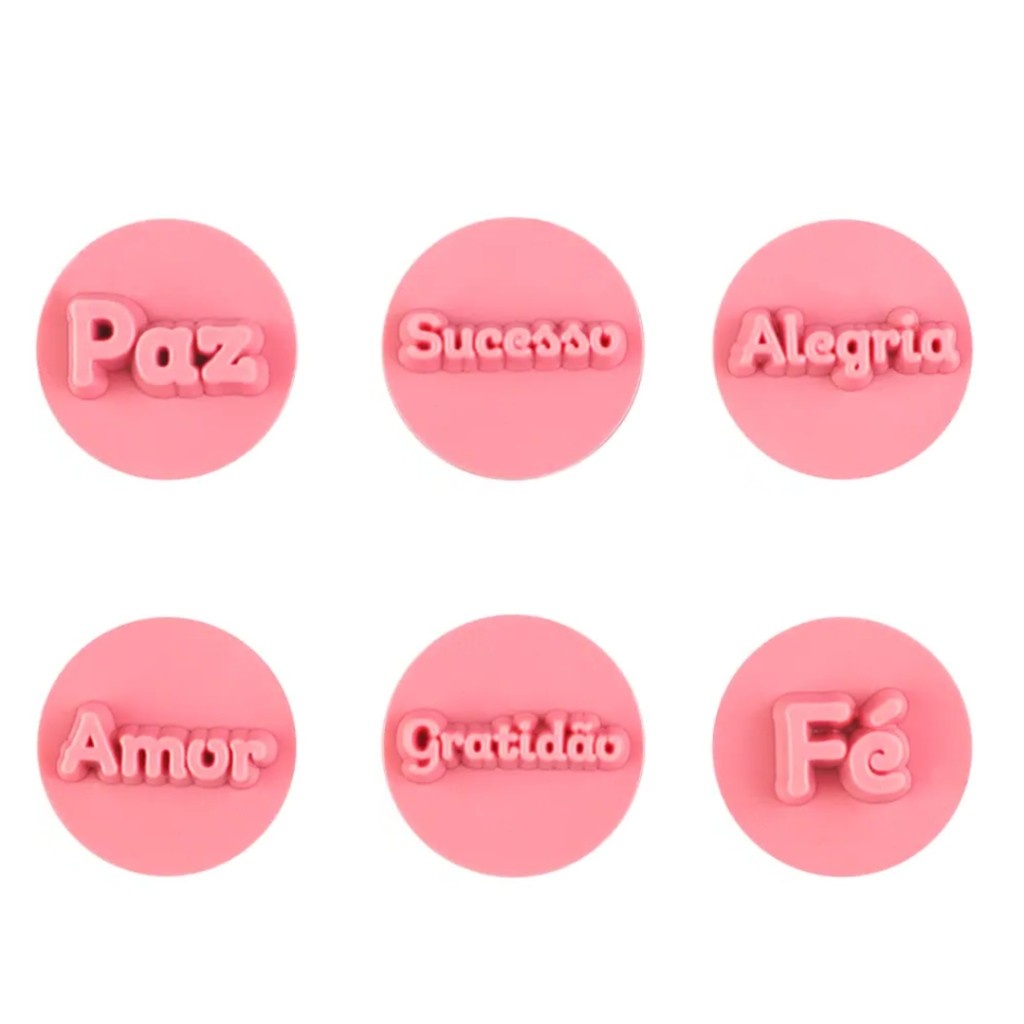 Carimbo Rosa Desejos: Decore Doces com Amor!
