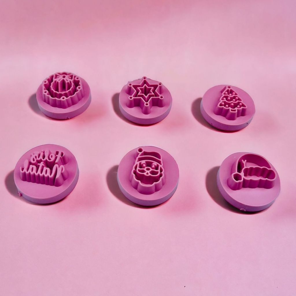 Carimbos de Natal 2cm: Decore Seus Doces!
